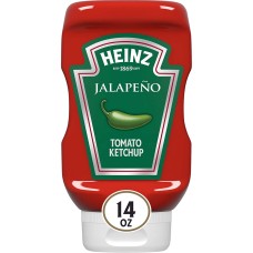 HEINZ: Kechup Jalpeno, 14 oz