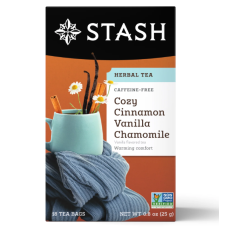 STASH TEA: Cozy Cinnamon Vanilla Chamomile Tea, 18 bg