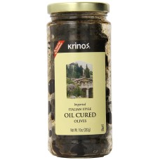KRINOS: Olive Cured In Oil, 10 oz
