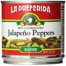 LA PREFERIDA: Pepper Jlpno Slc, 11 oz