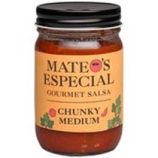 MATEOS GOURMET: Chunky Medium Salsa, 16 oz