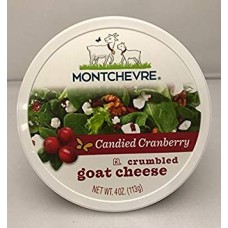 MONTCHEVRE: Cranberry Crumbled Goat Cheese, 4 oz