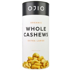 OJIO: Cashews  Extra Large  Whole Organic, 8 oz