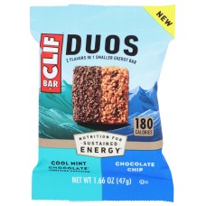 CLIF: Bar Duo Cool Mint Chocolate Chip, 1.66 oz