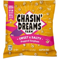 CHASIN DREAMS FARM: Sweet & Salty Popped Sorghum, 1 oz