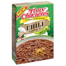 TONY CHACHERE'S: Mix Mild Chili, 2.5 oz