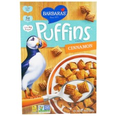 BARBARAS: Cinnamon Puffins Cereal, 10 oz