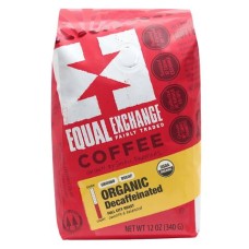 EQUAL EXCHANGE: Coffee Whole Bean Decaffeinated, 12 oz