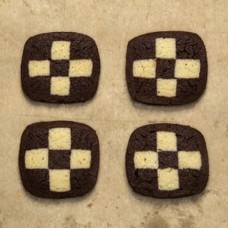 COOKIES CON AMORE: Checkerboard Cookies Approximately 330 Pieces, 10 lb