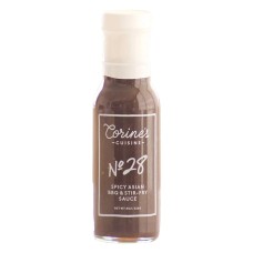 CORINES CUISINE: No. 28 Spicy Asian BBQ and Stir-Fry Sauce, 8 oz