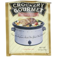 CROCKERY GOURMET: Seasoning Mix for Pork, 2.5 Oz