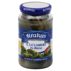 KRAKUS: Cucumbers in Brine, 30 fl oz