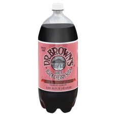 DR BROWNS: Diet Black Cherry Soda, 67.6 fo