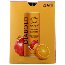 DIABOLO: Tangerine Pomegranate Soda 4pk, 48 fo