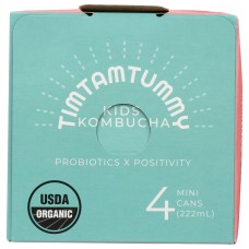 TIM TAM TUMMY: Apple Happy Dance Kids Kombucha 4Pk, 30 fo