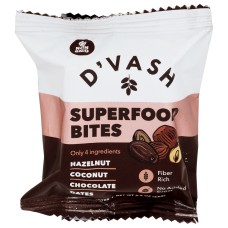 DVASH ORGANICS: Hazelnut Superfood Bites, 2.2 oz
