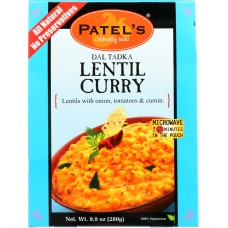 PATEL: Dal Tadka Lentil Curry, 9.9 oz