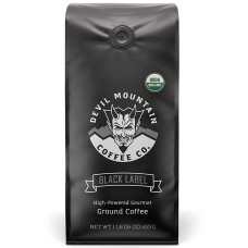 DEVIL MOUNTAIN COFFEE: Black Label Ground Coffee, 1 lb