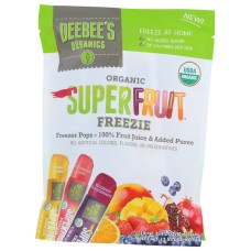 DEEBEES ORGANIC: Organic SuperFruit Freezie Pops, 13.5 fo
