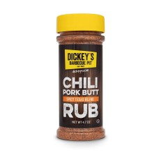 DICKEYS: Chili Pork Butt Rub, 4.7 oz