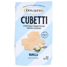 DOLCETTO: Cubetti Vanilla Wafer, 8.8 oz
