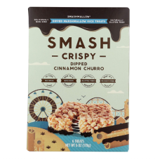 SMASHMALLOW: Smashcrispy Dipped Cinnamon Churro, 6 oz