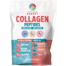 DIVIDED SUNSET: Collagen Peptides, 8 oz