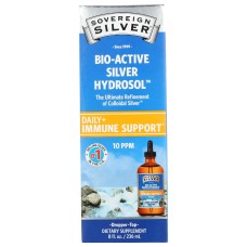 SOVEREIGN SILVER: Bio Active Silver Hydrosol Dropper Top, 8 oz