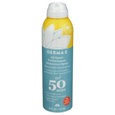 DERMA E: All Sport Performance Sunscreen Spray SPF 50, 6 oz