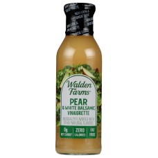 WALDEN FARMS: Pear and White Balsamic Vinaigrette Zero Calorie Dressing, 12 fo