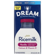 DREAM: Ricemilk Vanilla with Calcium and Vitamin D, 64 fo