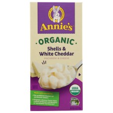 ANNIES HOMEGROWN: Organic Shells and White Cheddar Mac and Cheese, 6 oz