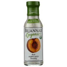 BRIANNAS: Organic Rich Poppy Seed Dressing, 10 oz