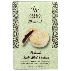AISSA SWEETS: Date Filled Mamoul Cookies, 10 oz