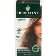 HERBATINT: Permanent Hair Colour Gel 6N Dark Blonde, 4.56 oz