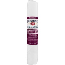 DIETZ AND WATSON: Salami Genoa Chub, 6 oz