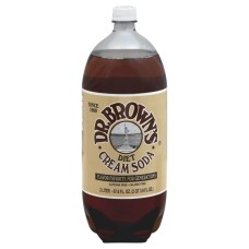 DR BROWNS: Diet Cream Soda 2Liter, 67.6 fo