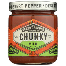 DESERT PEPPER: Chunky Mild Salsa, 16 oz DESERT PEPPER: Chunky Mild Salsa, 16 oz