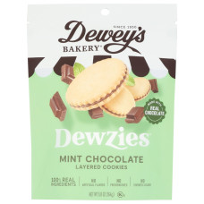 DEWEYS: Mint Chocolate Dewzies Layered Cookies, 5.8 oz DEWEYS: Mint Chocolate Dewzies Layered Cookies, 5.8 oz