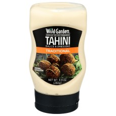 WILD GARDEN: Sauce and Dressing Traditional Tahini, 9.9 oz