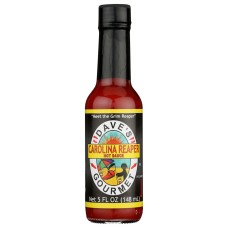 DAVES GOURMET: Carolina Reaper Hot Sauce, 5 oz
