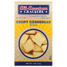 ALL AMERICAN: Crispy Cornbread Crackers, 4 oz