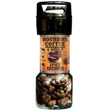 DON PABLO ORGANIC COFFEE: Bourbon Coffee Peppercorn Sea Salt Grinder, 1.3 oz