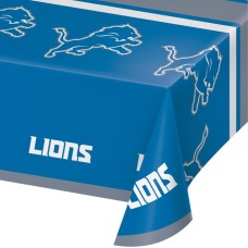 CREATIVE CONVERTING: Detroit Lions Table Cover, 1 ea