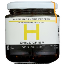 DON CHILIO: Sliced Habanero Peppers Chile Crisps, 5 oz