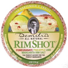 DEMITRIS: Margarita Rimshot Tin Salt, 4 oz