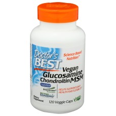 DOCTORS BEST: Vegan Glucosamine Chondroitin Msm, 120 vc