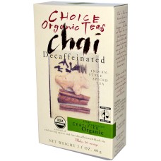 CHOICE TEA: Chai Decaffeinated Tea, 2.1 oz