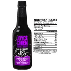 JOYCE CHEN: Sauce Soy Double Black, 10 oz