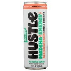 MATCHABAR: Energy Drink Hustle Peach, 12 fo